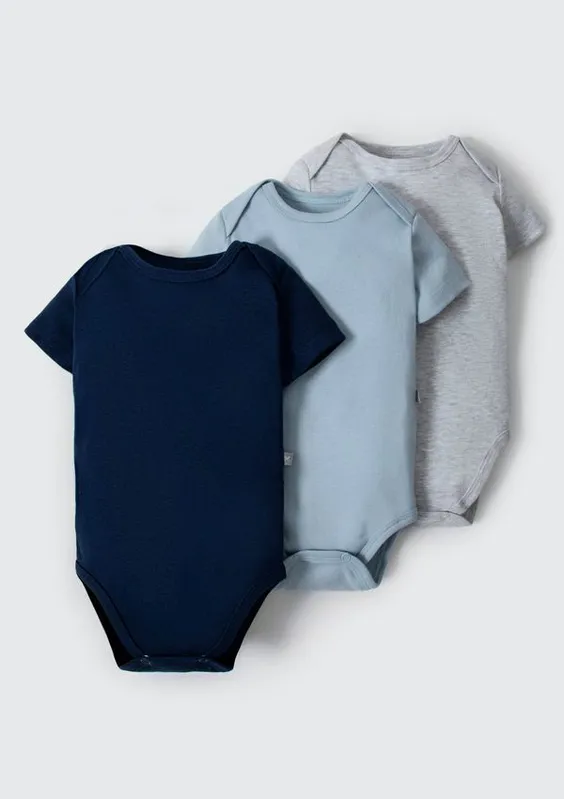 Kit Com 3 Bodies Bebê Unissex Em Ribana - Multicolorido 24M