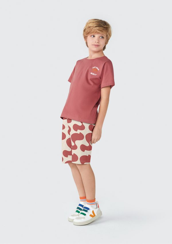 Conjunto Curto Infantil Menino Regular - Marrom 014