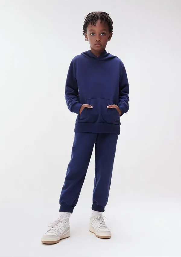 Calça Básica Infantil Unissex Jogger - Azul 008