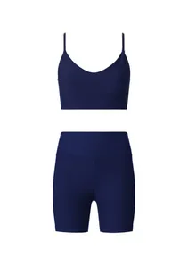 Kit Top E Bermuda Esportiva Proteção UV - Azul G