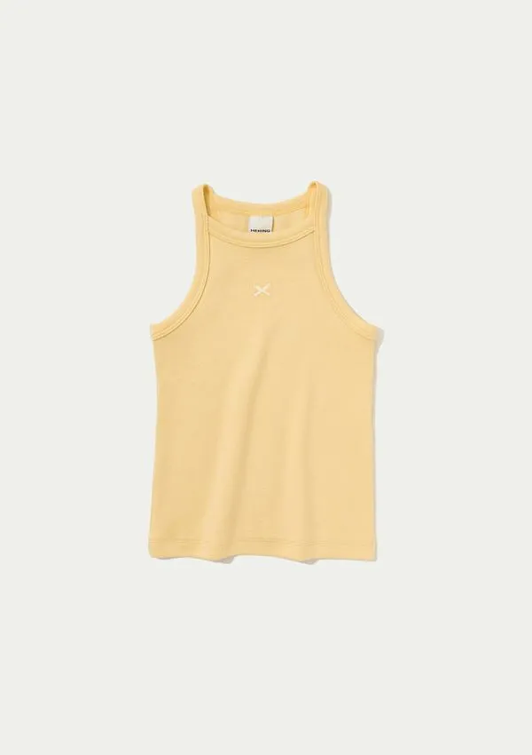 Regata Infantil Menina Em Ribana - Amarelo 012