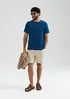 Shorts Masculino Com Linho - Bege XG