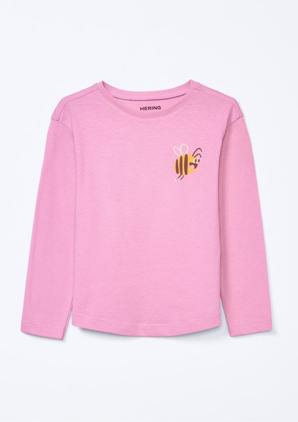 Blusa Infantil Menina Toddler Com Estampa - Rosa 001