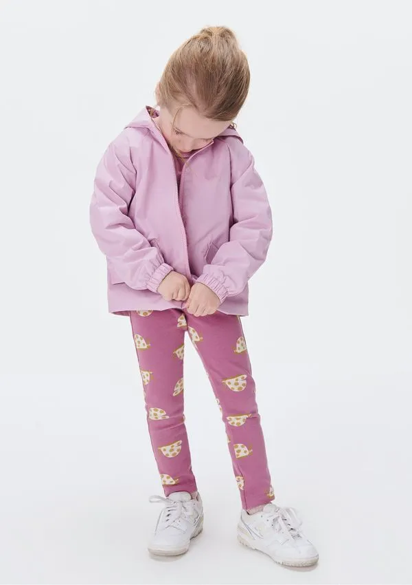 Casaco Impermeàvel Infantil Menina Toddler - Rosa 004