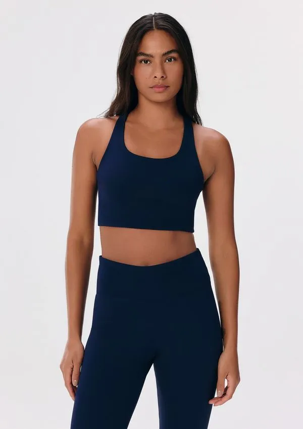 Top Esportivo Feminino Hero Com Fio Lycra® - Azul XP