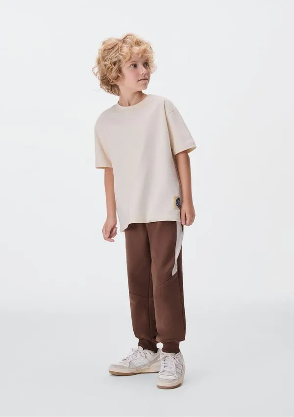 Calça Jogger Infantil Menino - Marrom 006