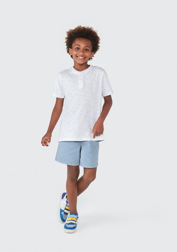 Camiseta Infantil Menino Comfort - Branco 010