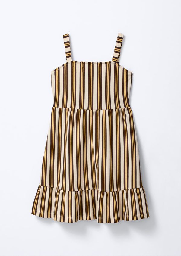 Vestido Curto Infantil Estampado - Creme 004