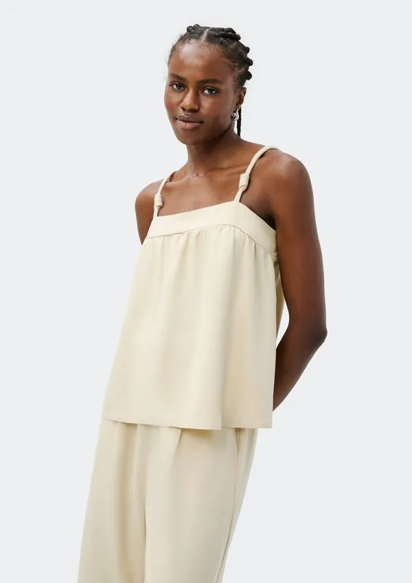 Regata Feminina Com Franzidos - Creme XP