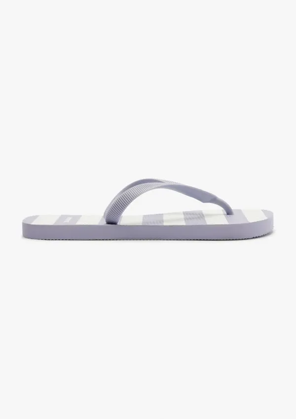 Chinelo De Dedo Feminino Texturizado - Lilás 036
