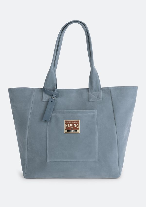 Bolsa Feminina Tote Em Suede - Cinza UNI