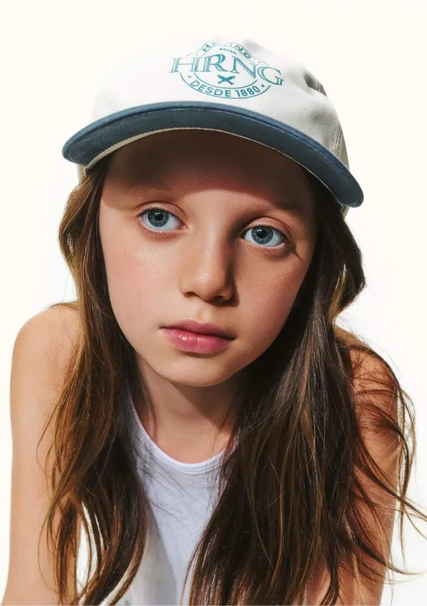 Boné Infantil Unissex 1880 Estampado - Off white P