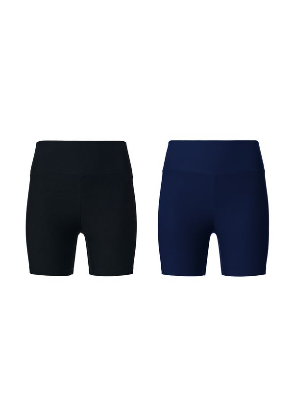 Kit 2 Bermudas Esportivas Femininas - Multicolorido XP