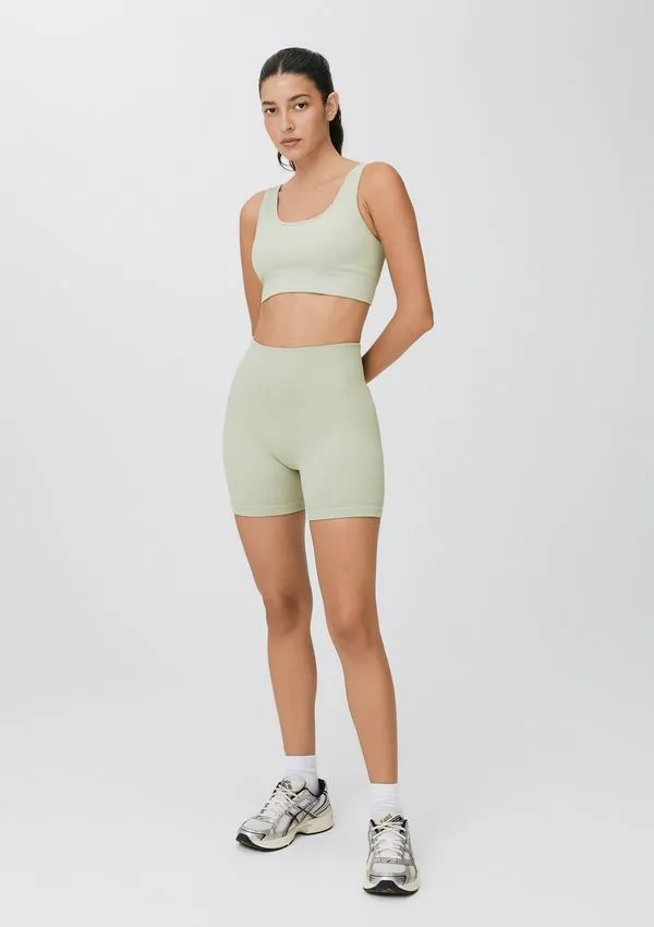 Shorts Esportivo Feminino Biker - Verde P