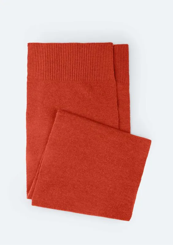 Cachecol Feminino Em Tricô - Vermelho UNI