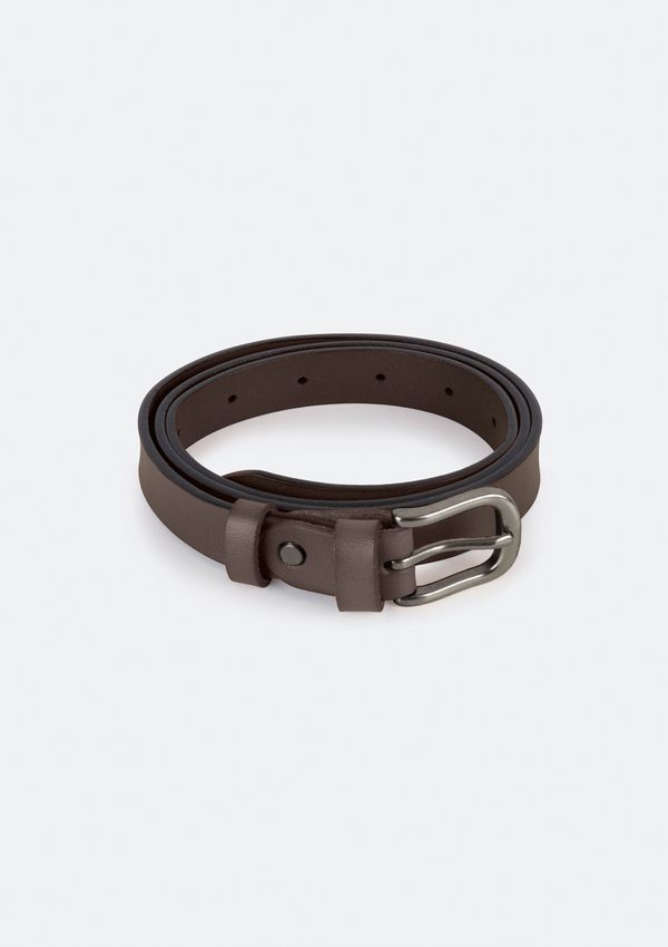 Cinto Feminino Em Pu Com Fivela - Marrom P