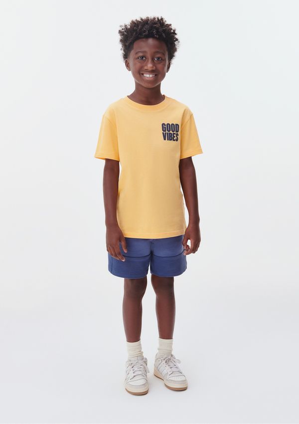 Conjunto Curto Infantil Menino Com Estampa - Azul 005