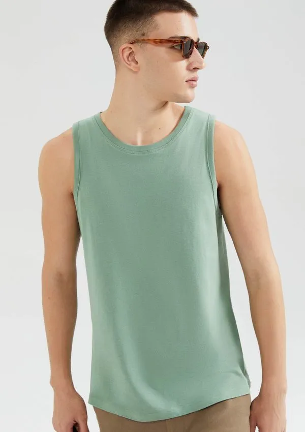 Regata Básica Masculina World - Verde P