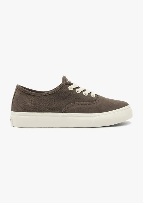 Tênis Feminino Casual Lona - Marrom 038