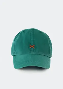 Boné Masculino Aba Curva Com Bordado - Verde UNI