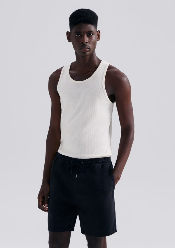 Shorts Masculino De Sarja - Preto P