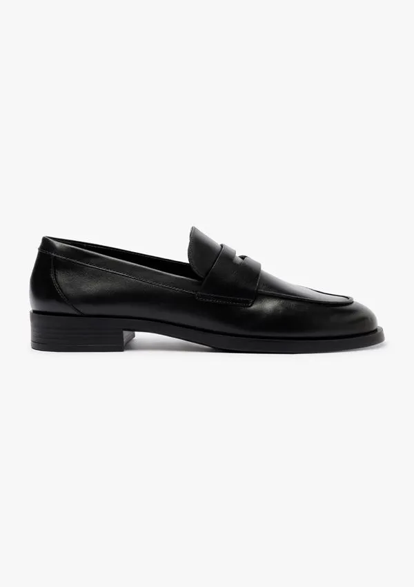 Mocassim Feminino Couro - Preto 035