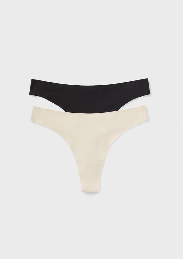 Kit 2 Calcinhas Tanga Fio - Multicolorido G