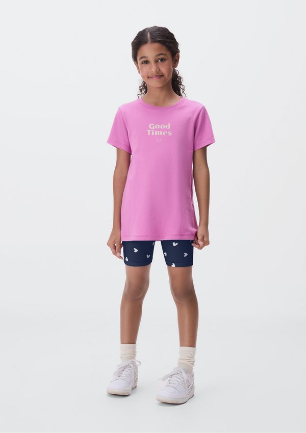 Conjunto Infantil Menina Curto Com Estampa - Rosa 006