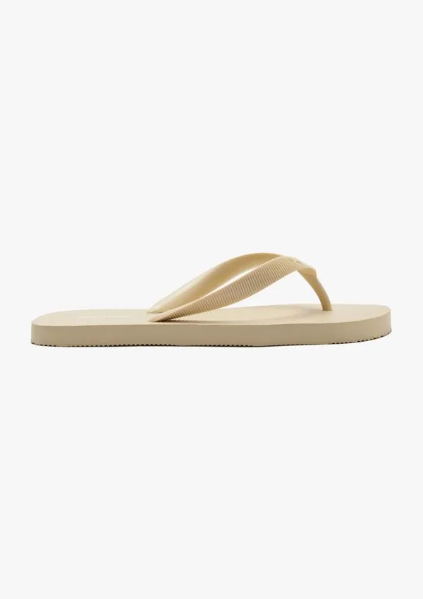 Chinelo de Dedo Feminino Fosco - Creme 042
