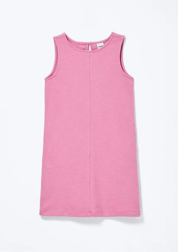 Vestido Infantil Godê Texturizado - Rosa 010