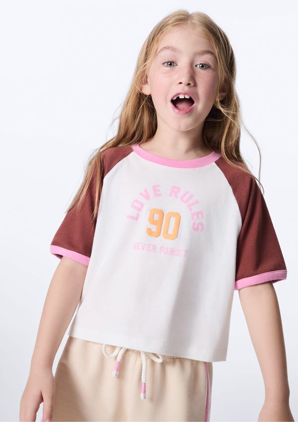 Blusa Infantil Menina Com Estampa - Marrom 014