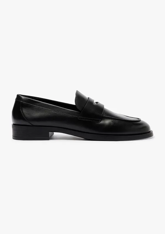 Mocassim Feminino Couro - Preto 040
