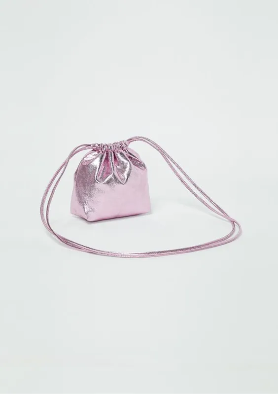 Bolsa Metalizada Infantil Menina - Rosa UNI