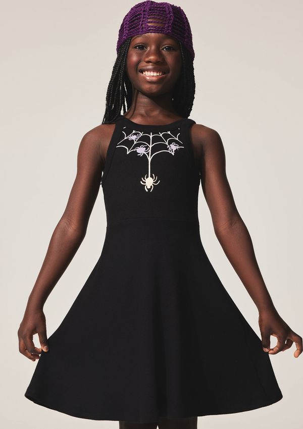 Vestido Infantil Bruxa Halloween - Preto 010