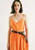 Regata Feminina Regular Em Peach Touch - Laranja M