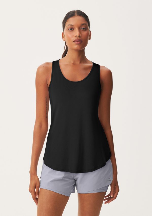 Regata Feminina Esportiva Alongada Easy Care - Preto P