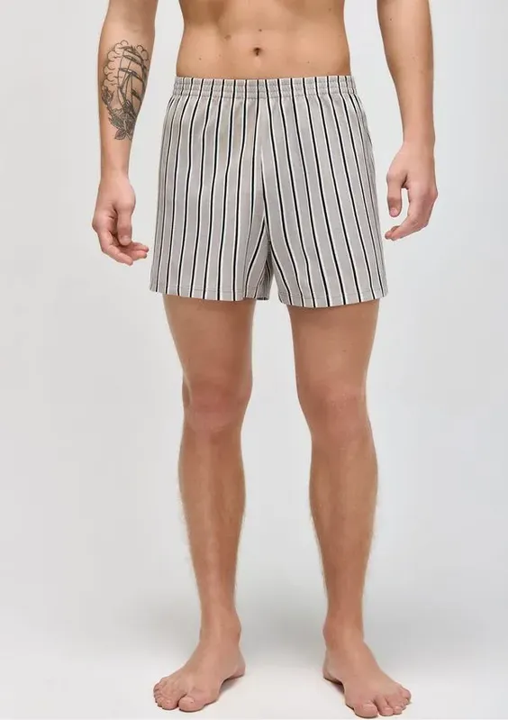 Cueca Samba Canção Estampada - Cinza XG