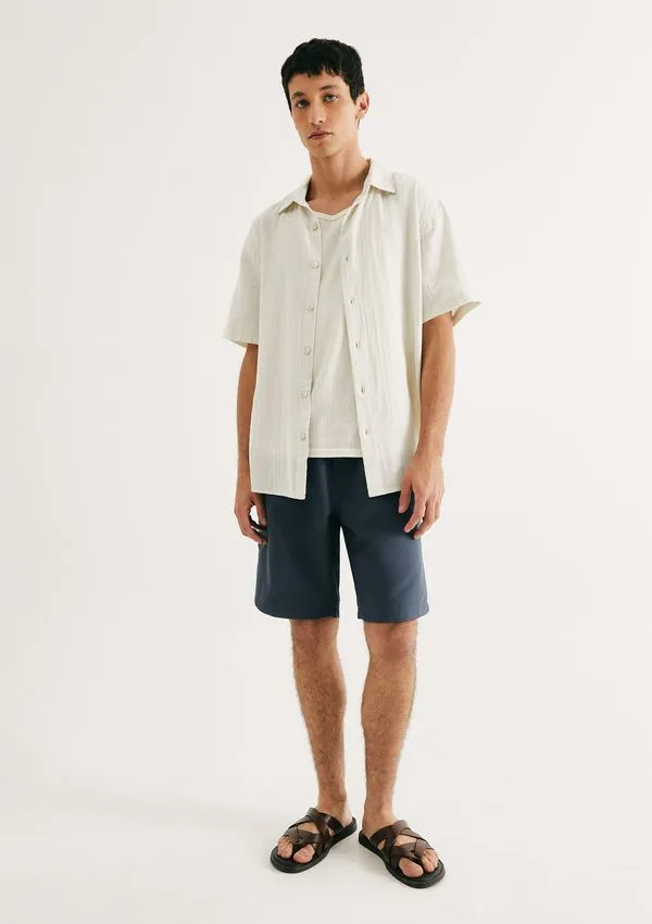 Shorts Praia Masculino - Azul P