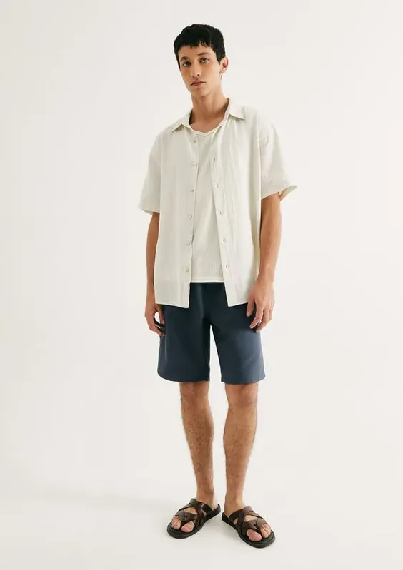 Shorts Praia Masculino - Azul G