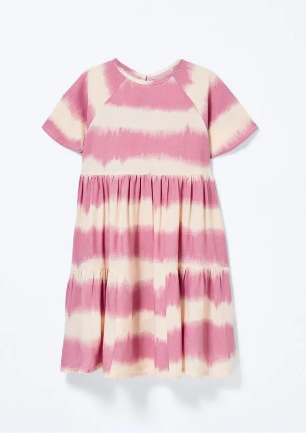 Vestido Infantil Menina Estampado - Rosa 005