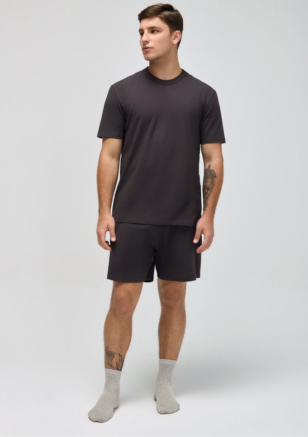 Pijama Curto Masculino Cós Elástico - Cinza M