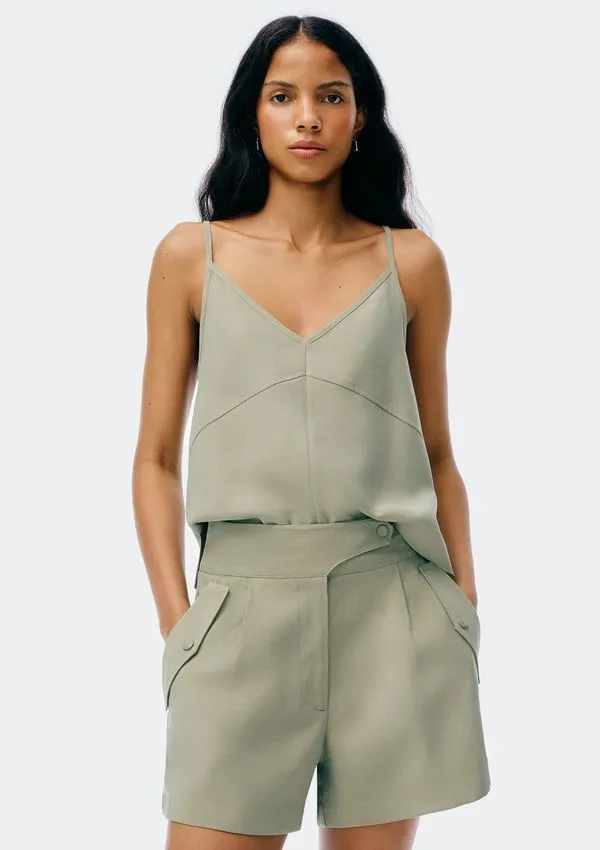Regata Feminina Alças Finas Peach Toutch - Verde XG