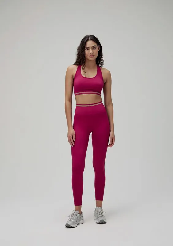 Calça Legging Feminina Sem Costura - Rosa G