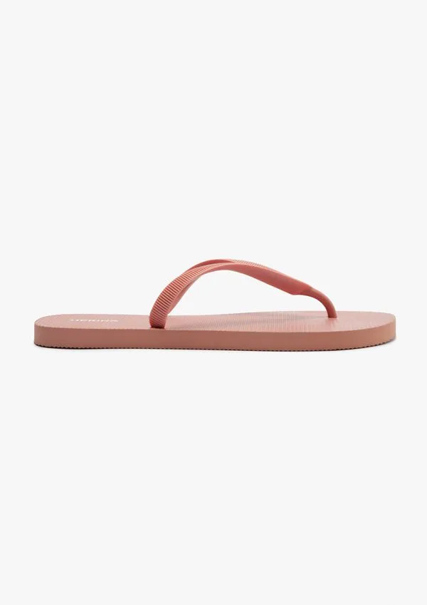 Chinelo De Dedo Feminino Fosco - Rosa 038