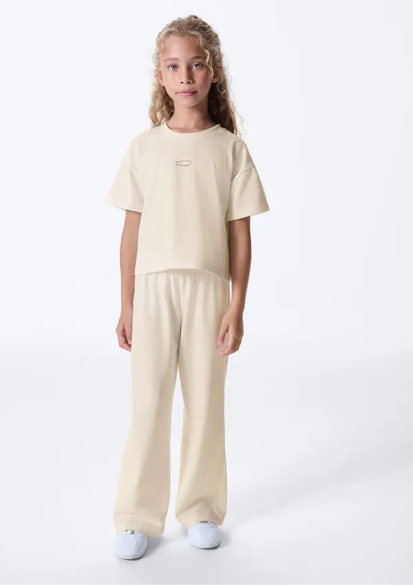 Conjunto Infantil Menina Bordado - Rosa 010