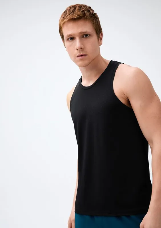 Regata Esportiva Masculina Easy Care - Preto XG