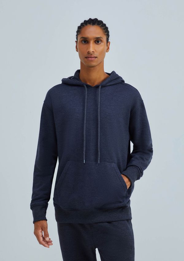 Blusão Básico Masculino Comfort Em Moletom Peluciado - Cinza M