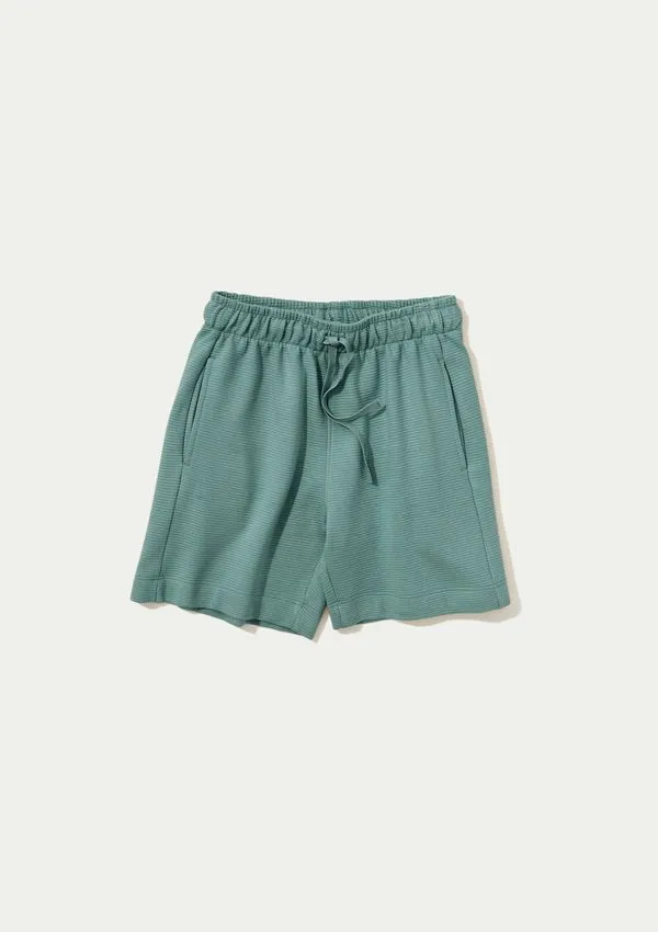 Bermuda Infantil Menino Em Interlock - Azul 008