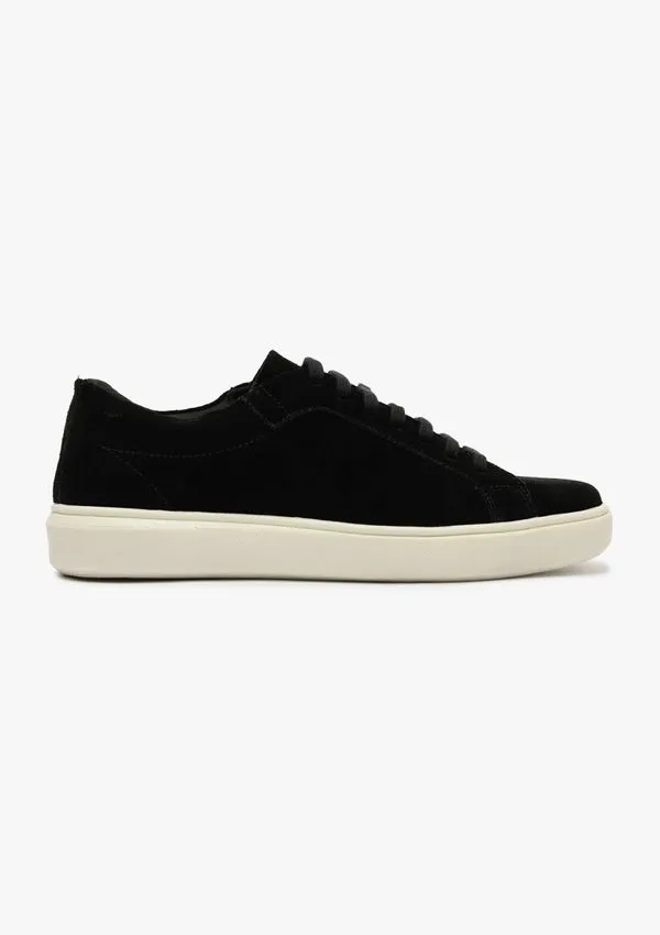 Tênis Masculino Casual Camurça - Preto 043