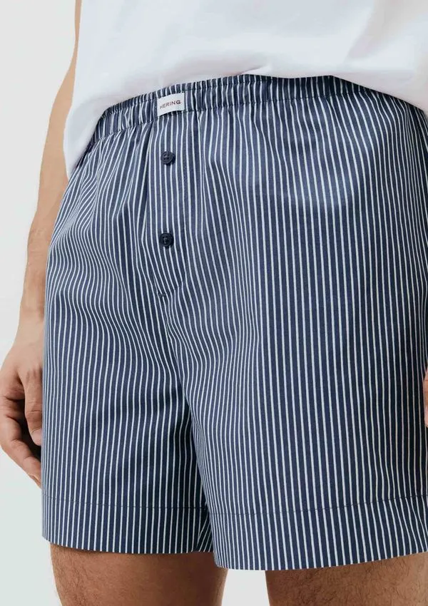 Cueca Samba Canção Fio Tinto Listrada - Azul G